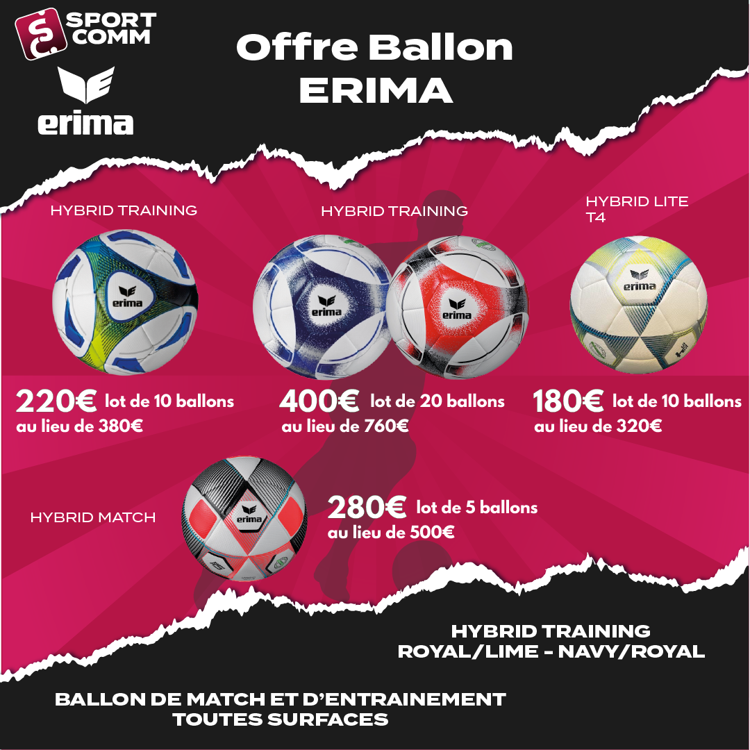  Offre Ballons ERIMA 