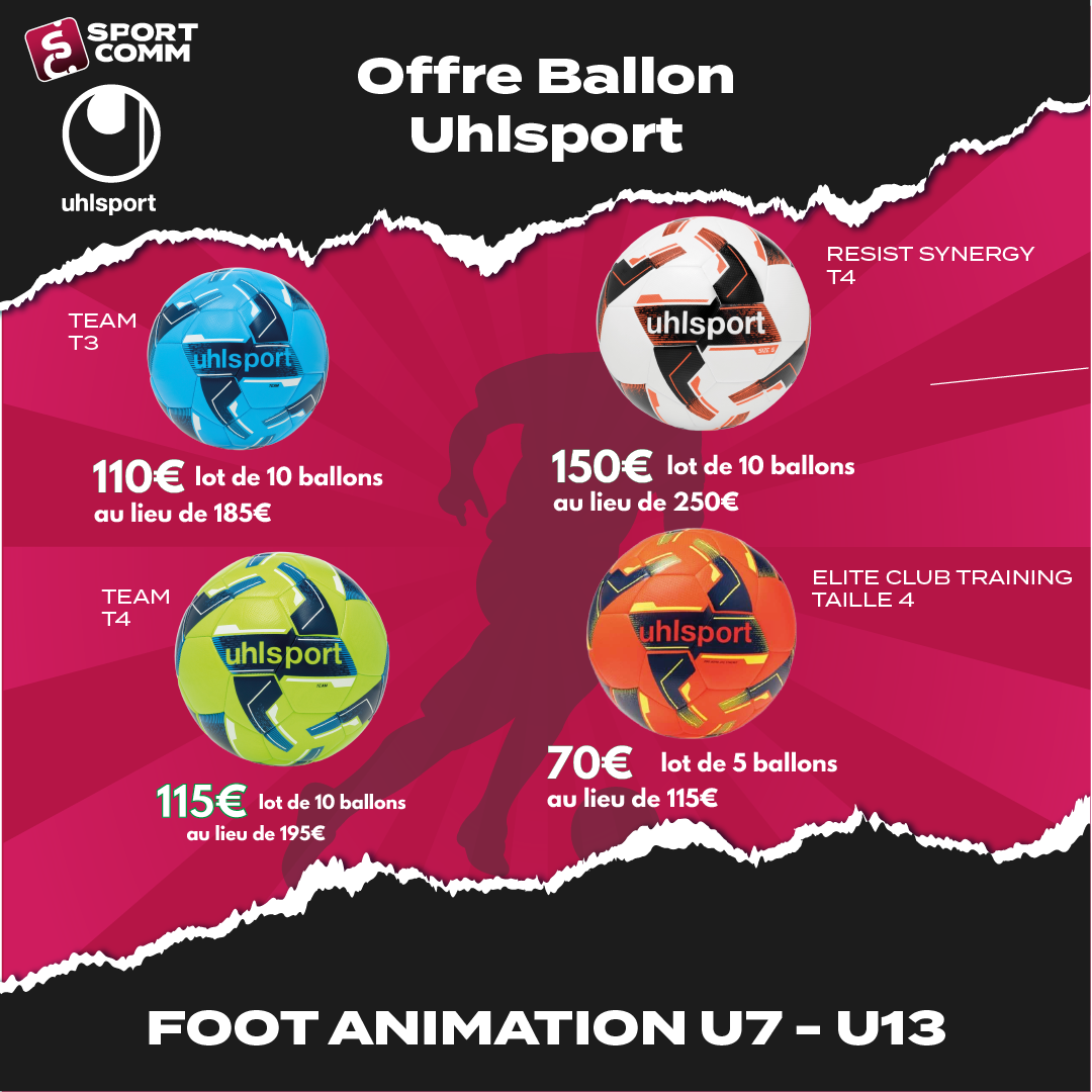  Offre Ballons Uhlsport animation 